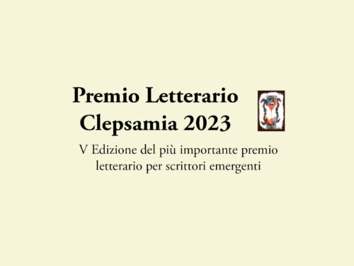 Premio letterario Clepsamia 2023: i finalisti della Sezione Narrativa
