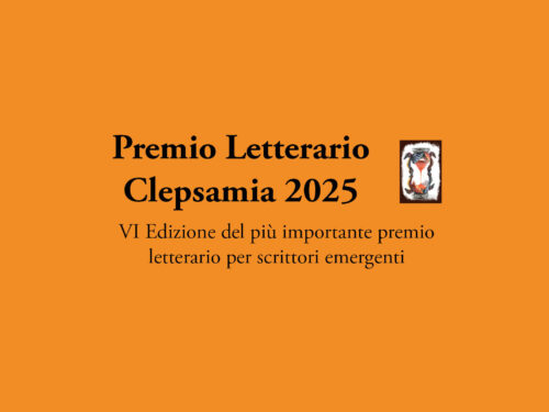 Proclamazione vincitori Premio Clepsamia 2025 – sezione Narrativa